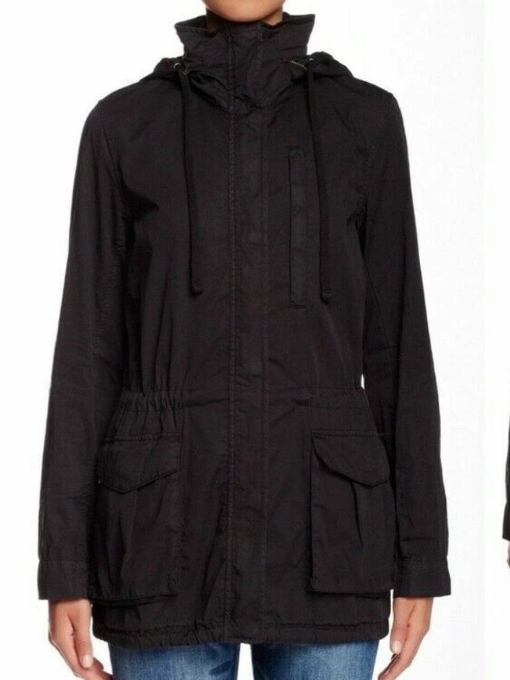 James perse standard utility Yosemite lightweight hooded jacket size L